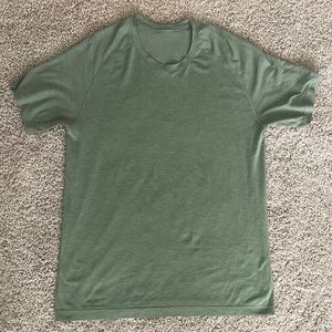 Mens Lululemon Metal Vent Tech Shirt Green Size Large